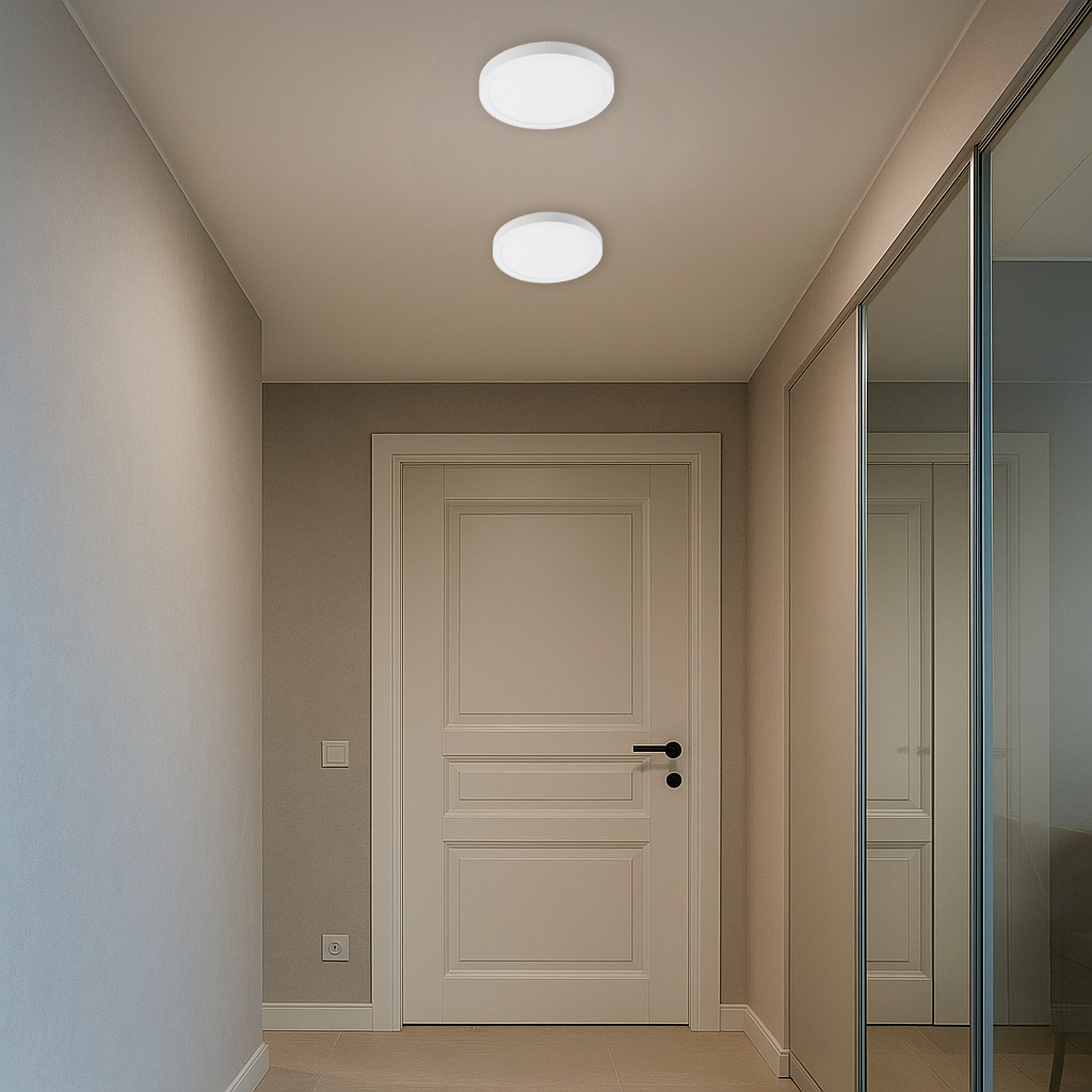 Стельовий світильник ультратонкий Circle D-18cm / D-22cm LED 4500K White 250548-100004921