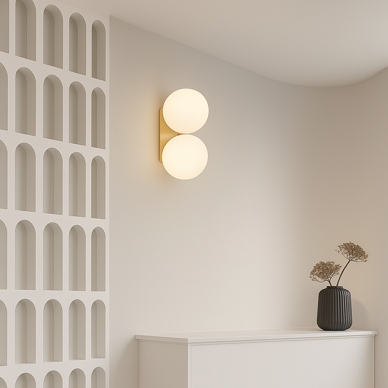 Настінний світильник Balls D-15 см G9 Gold + White 250358-100004290