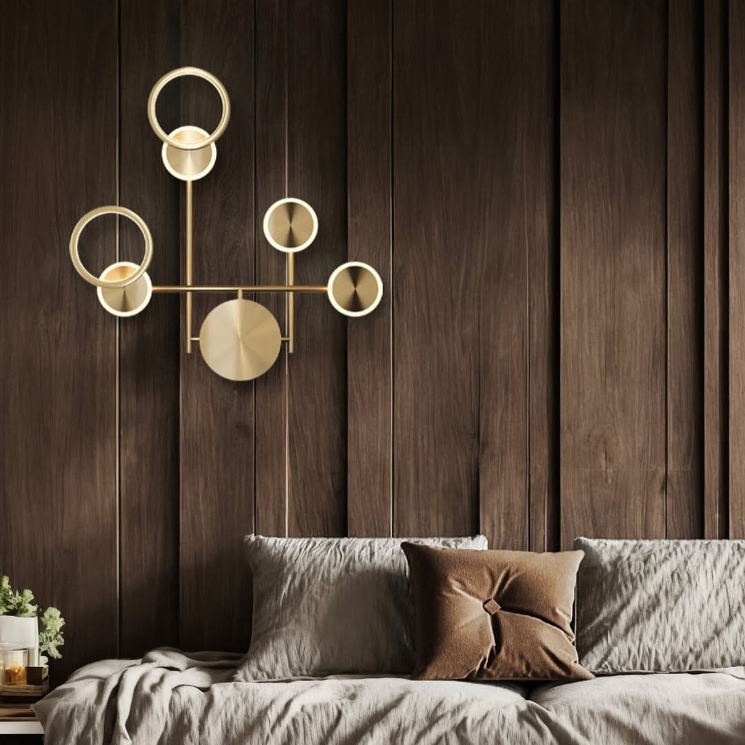 Настінний світильник Molecular L-62 cm Led 28W Gold 250219-100004127