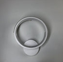 Настінний світильник білий D-25 cm H-30 cm Led 17W 3000-6000K White Arka lamp 251174-100006645