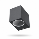 Настінний сірий вуличний світильник H-8,1 cm GU10 Grey Suzy 260754-100008485