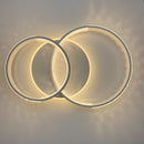 Стельова люстра біла з пультом L-60 cm H-11 cm Led 80W 3000-6000K White Arka lamp 251174-100006650