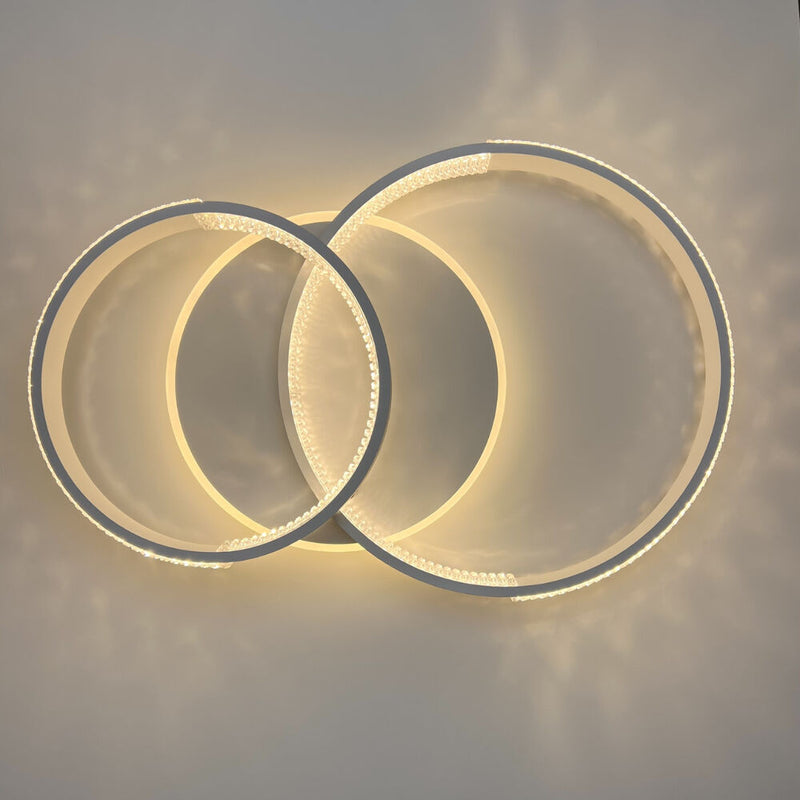 Стельова люстра біла з пультом L-60 cm H-11 cm Led 80W 3000-6000K White Arka lamp 251174-100006650