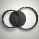 Стельова люстра чорна з пультом L-60 cm H-11 cm Led 80W 3000-6000K Black Arka lamp 251174-100006649