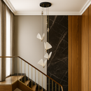 Люстра підвісна хромована з 4 метеликами Butterflies Chrome D-28 cm Led 24W 251158-100006492