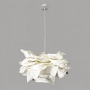 Світильник підвісний білий з дизайнерським плафоном L - 48 cm / 68 cm E27 White Ikea Flower 260518-100007985