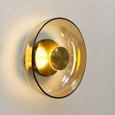 Світильник настінний декоративний з бурштиновим плафоном L - 23 cm Led 4W Amber Jellyfish 260666-100008068