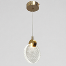 Підвісний світильник золотий H-118 cm Led 3W Gold+Transparent Precious coin 260635-100008266