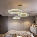 Люстра підвісна Crystals circle 3 D400 + D600 + D800 Led 90W Gold / Chrome 240658-100003404