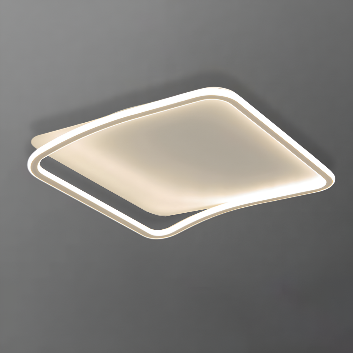 Стельовий світлодіодний світильник з пультом Geometry White 70W LED 250431-100004651