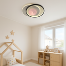 Люстра стельова світлодіодна D-30 cm / D-50 cm Led 50W / 100W White+Grey Universe sphere 251153-100006742