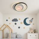 Люстра стельова світлодіодна D-30 cm / D-50 cm Led 50W / 100W White+Grey Universe sphere 251153-100006742