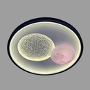 Люстра стельова світлодіодна D-30 cm Led 50W White + Grey Universe 2 spheres 251253-100006767