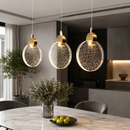 Підвісний світильник золотий H-118 cm Led 3W Gold+Transparent Precious coin 260635-100008266