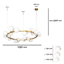 Люстра Modo Bubbles G9x24 Gold + White 250431-100004588