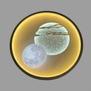 Люстра стельова світлодіодна D-30 cm Led 50W White + Grey Universe 2 center spheres 251253-100006769