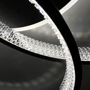 Стельова люстра чорна з пультом L-80 cm H-11.5 cm Led 100W 3000-6000K Black Arka lamp 251174-100006640