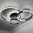 Стельова люстра чорна з пультом L-80 cm H-11.5 cm Led 100W 3000-6000K Black Arka lamp 251174-100006640