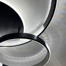 Стельова люстра чорна з пультом L-80 cm H-11.5 cm Led 100W 3000-6000K Black Arka lamp 251174-100006640