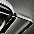 Стельова люстра чорна з пультом L-76 cm H-16 cm Led 130W 3000-6000K Black Arka lamp 251174-100006639