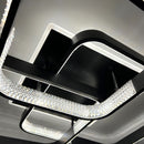 Стельова люстра чорна з пультом L-76 cm H-16 cm Led 130W 3000-6000K Black Arka lamp 251174-100006639