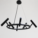 Люстра чорна підвісна D-78 cm Led 40W 4000K Black Pointer 260735-100008499