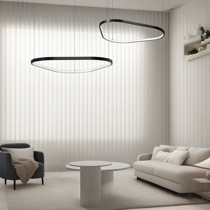 Підвісний світильник Soft triangle D600 + D800 Led 75W 4000K Black 250217-100004200