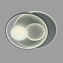 Люстра стельова світлодіодна D-50 cm Led 100W White + Grey Universe 2 spheres 251253-100006771