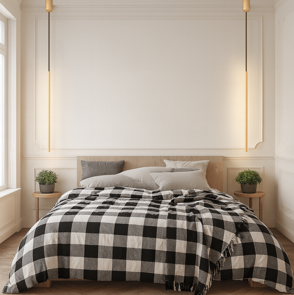 Підвісні світильники Linear Pipe line Black / Gold Н-60 см / Н-80 см / Н-100 см 210718-100000043