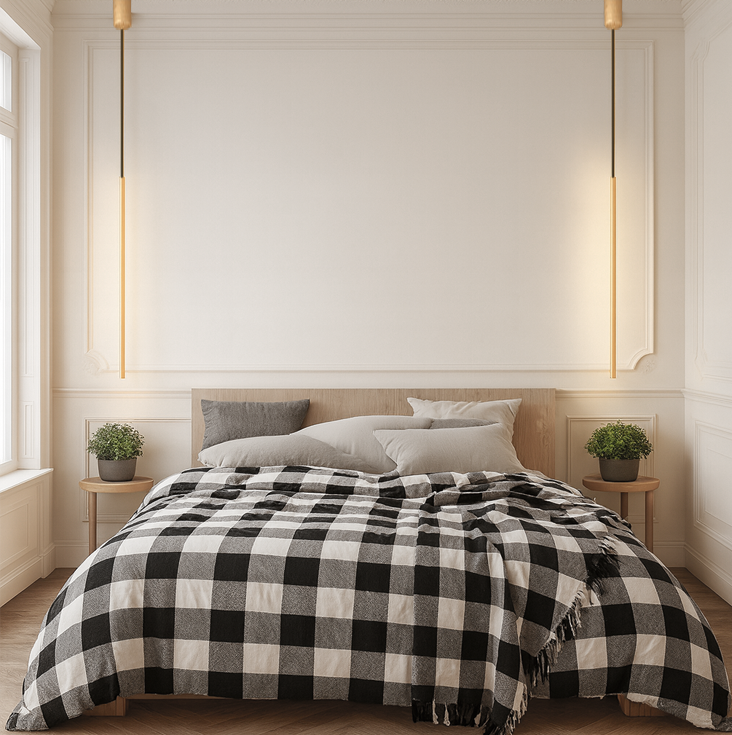 Підвісний світильник Linear Pipe line Black / Gold Н-60 см / Н-80 см / Н-100 см 210718-100000043
