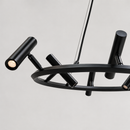Люстра чорна підвісна D-78 cm Led 40W 4000K Black Pointer 260735-100008499
