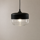 Підвісний світильник чорний з чорно-прозорим плафоном D-24 cm E27 Black + Transparent Wish 260766-100008503