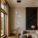 Люстра підвісна хромована з 4 метеликами Butterflies Chrome D-28 cm Led 24W 251158-100006492