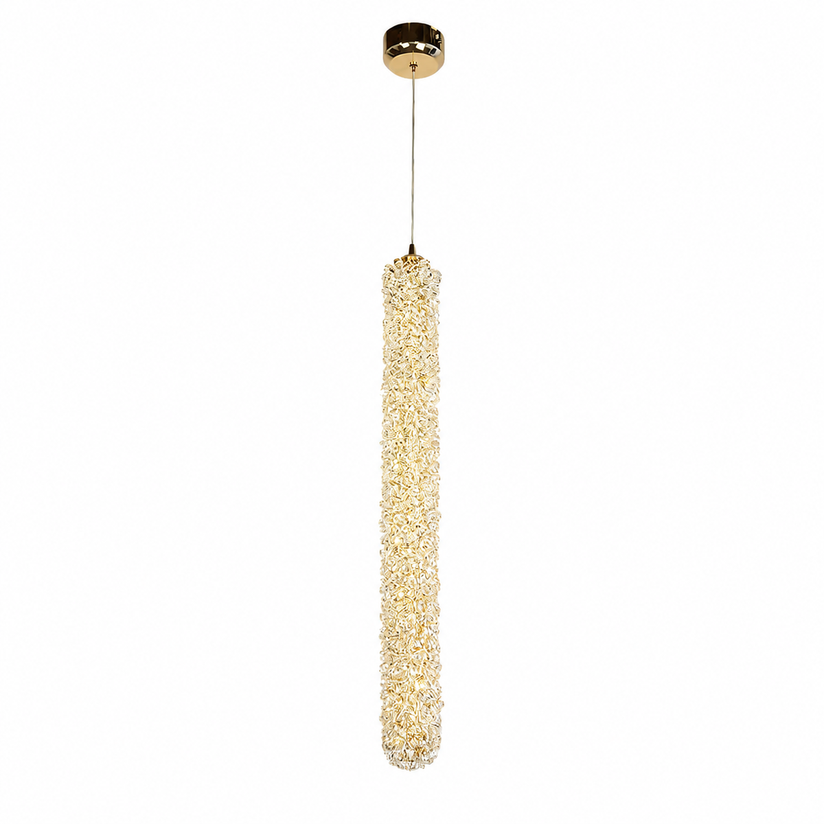 Підвісні світильники золоті L-57 cm / L-68 cm Led 3000K-6000K Gold Crystal 260618-100008144