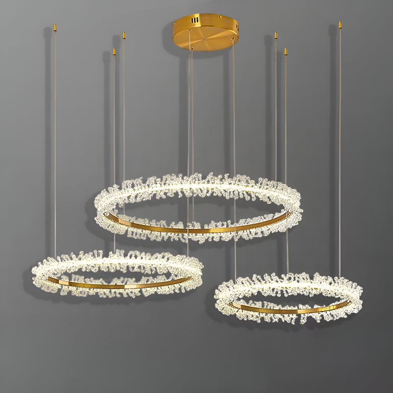 Люстра Gold petals rings 250W 4000K Gold 250488-100004349