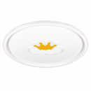 Стельова люстра біла з золотим декором D - 50 cm H - 4,5 cm Led 68W White Circle Deco 260531-100007965
