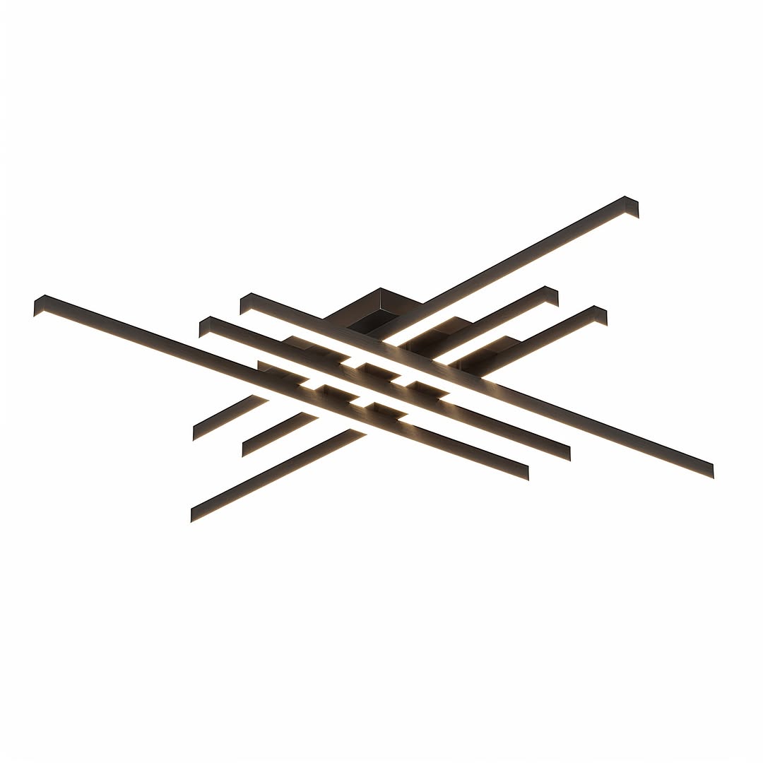 Стельовий світильник Squares and lines L805 Led 90W 4000K Black 250335-100004234