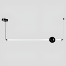 Підвісна люстра Horizontal tubes L-90cm 13W White+Black 250518-100004855