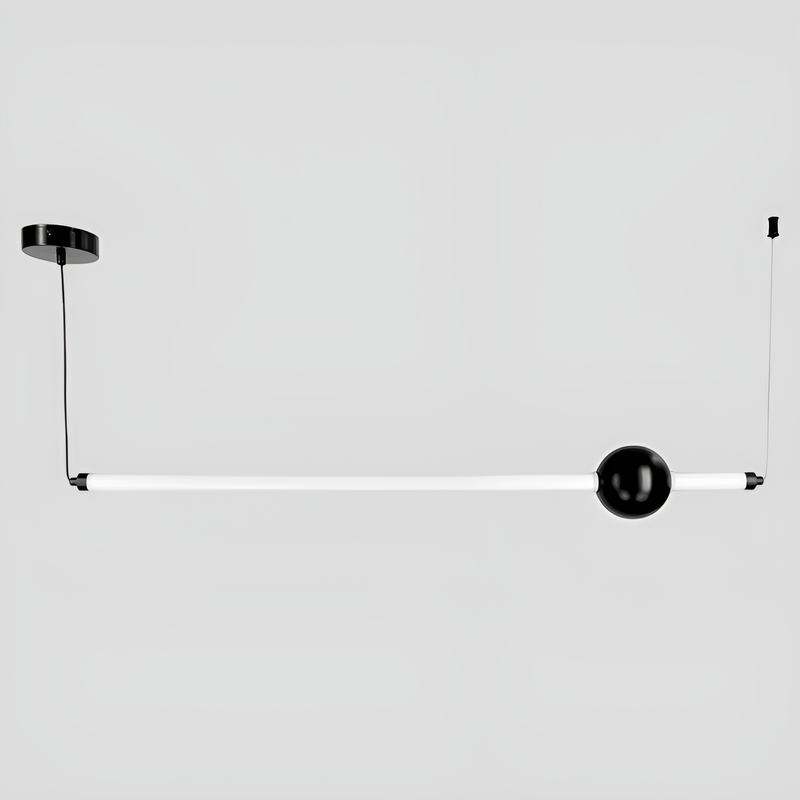 Підвісна люстра Horizontal tubes L-90cm 13W White+Black 250518-100004855