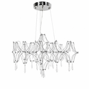 Підвісні люстри срібні D-65 cm / D-70 cm Led 3000K-6000K Chrome Rain 260118-100007243