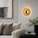 Світильник настінний декоративний з бурштиновим плафоном L - 23 cm Led 4W Amber Jellyfish 260666-100008068