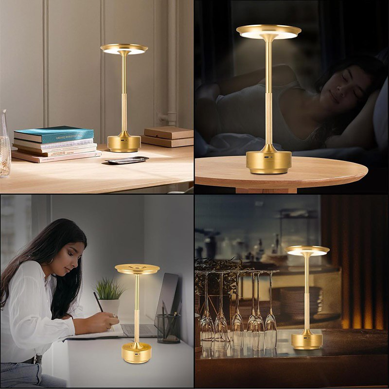 Настільний світильник Clin gold H-28см Led 5W 3000K-6000K Sensor 240528-100003339