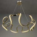 Люстра золота підвісна D-50 cm Led 80W Gold Curves Circle 251188-100006714