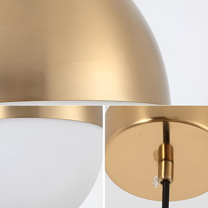 Підвісний світильник Ball White + Gold 1xE27 D150 / D200 / D250 240931-100003694