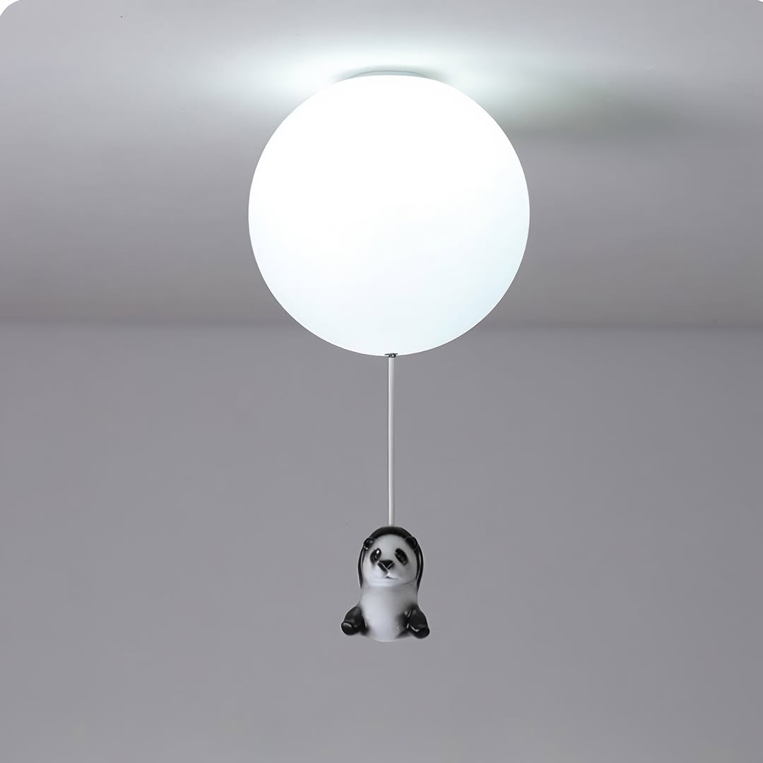 Стельові світильники Panda ball 1xE27 D150 / D200 / D250 Black + White 250331-100004244