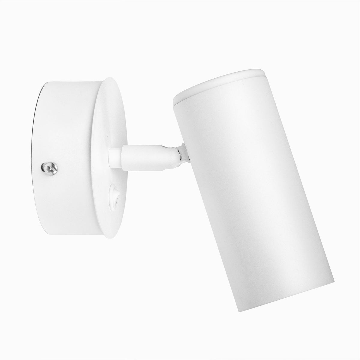 Настінний світильник білий з вимикачем H-18 cm E27 White Spot 251141-100006571