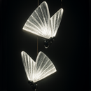 Люстра підвісна хромована з 4 метеликами Butterflies Chrome D-28 cm Led 24W 251158-100006492
