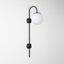 Настінний світильник чорний H-60 cm E14 Black+White Flashlight 260844-100008563
