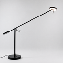 Настільна лампа чорна поворотна H-100 cm W-91 cm Led 10W 3000K Black Slim Groky 260866-100008548