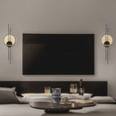 Настінний світильник чорний H-60 cm Led 18W Black Trinity ring 260622-100008154